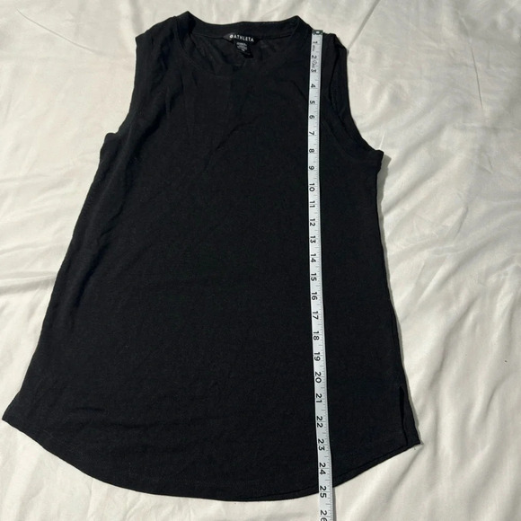 Athleta Tank Burnout Black Cotton Size XS - Picture 8 of 8